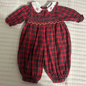 Allison Ann, red, plaid One Piece